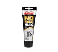 Adhesivo de alta resistencia invisible No Más Clavos, de la marca Unibond. Pegamento universal muy resistente para resultados duraderos, tubo de 200 ml