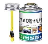 Adhesivo del revestimiento del techo del automóvil - Glue de reparación de autoadhesivos de 100 ml con cepillo | Reparación de telas para el techo interior | Spray de enlace fuerte para la modificació