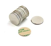 Adhesivo N42 Magnet de Neodimio Para Artes, Manualidades, Fabricación de Modelos, Bricolaje, Pasatiempos, Oficina Y Hogar - 20mm de Diámetro x 1.5mm - 2kg - Sur - Paquete de 10