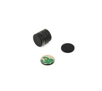 Adhesivo N42 Magnet Epoxi Negro Para Artes, Manualidades, Fabricación de Modelos, Bricolaje, Pasatiempos, Oficina Y Hogar - 10mm de Diámetro x 1mm - 0.58kg - Norte - Paquete de 10