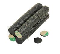 Adhesivo N42 Magnet Epoxi Negro Para Artes, Manualidades, Fabricación de Modelos, Bricolaje, Pasatiempos, Oficina Y Hogar - 10mm de Diámetro x 1mm - 0.58kg - Norte - Paquete de 100