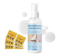 Adhesivo Reposicionable en Spray, Pegamento en Spray, Transparente, 150ml