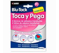 Adhesivo reutilizable toca/pega