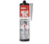 ADHESIVO TURBO ANCLAJE TOTAL GRIS 290ml FISCHER 3seg 600Kg/m2 SECADO 8min