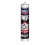 Adhesivo y Sellador Quilosa MS Turbo Blanco 300ml - Pegado Instantáneo, Elástico y Ultrarresistente para Materiales como Metal, Plástico, Madera y Cerámica