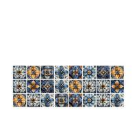 Adhesivos vintage para azulejos de baño. Pegatinas de pared de azulejos retro autoadhesivas 24 piezas Multicolor 10-20 cm(Color 3,20x20cmx24PCS)