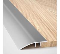 Adjuble - Barra de umbral de aluminio de 2,7 m a 4 m, moldura de puerta para suelos de azulejos, laminados, alfombras y vinilo, cubierta de hueco fácil de insertar