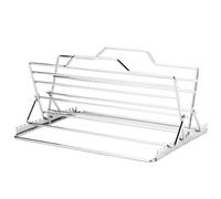 Adjustable Grill Stainless Steel Plegable Rack, Chicken Broiling Rack BBQ Grill, Plegable Barbacoa Cooking Grid, Portable Stainless Steel Grill Rack, Adjustable BBQ Chicken Grilling Rack
