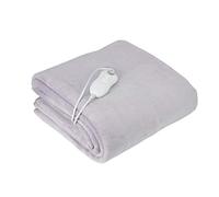 ADLER AD 7425 - Cubrecolchón eléctrico Individual (150 x 80 cm, Cama Doble, 3 Niveles de Temperatura, Sistema de Seguridad, Lavable, Fieltro), Color Gris