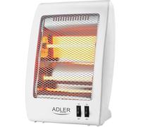 Adler Estufa eléctrica AD7709 portátil cuarzo halógeno 2 niveles seguridad 400/800W