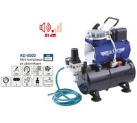 Adler compresor mini ad-5000 para aerografía, herramienta portátil p