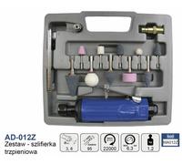 Adler esmeriladora recta neumática + accesorios, herramienta resisten