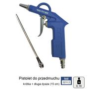 Adler pistola de soplado 2cm + 15cm, herramienta neumática para limpi