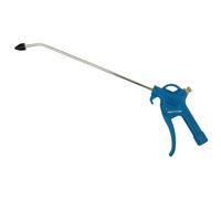 Adler Pistola de soplado con regulación de aire 30cm ABG-30, herramienta neumática profesional para limpieza industrial y automotriz, ajuste preciso, diseño ergonómico, alta resistencia, color metálic