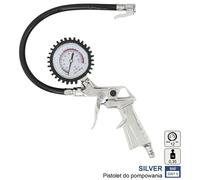 Adler pistola para inflado neumático silver, herramienta de alta prec