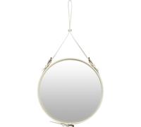 Adnet Espejo Ø58 Piel Crema