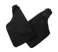 ADOCARN 2 Piezas Bolsa Colectora de Polvo para Ingletadora con Cierre | Boca Ancha y Costuras Dobles, Soporte Regulable en Altura, Negro, para Bases de Ingletadora y Mesas