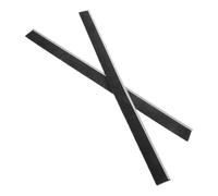 ADOCARN Burlete de Cepillo para Puertas Diseño Flexible de Cerdas Negras, Resistente al Desgaste y Bloqueador de Polvo, Paquete de 2 Piezas para Espacios Interiores y Suelos