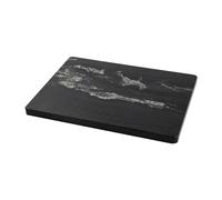 Adolif Tabla de cortar de mármol negro para cocina, 12 x 16 pulgadas, tabla de repostería con patas antideslizantes para hornear, queso, embutidos, chocolate, bandeja de servir de regalo
