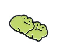 Adorables ranas Pin de Solapa Adorno Broche Animal Joyería Perfecto Para Bolsos Sombreros Y Bolsos Accesorios de Moda Unisex Noble de Moda, talla única, como se describe