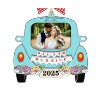 Adorno de madera para el coche, para parejas y casados, decoración de boda 2026, para novios y novios, coche de madera