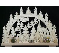 Adorno decorativo con figuras de niños con linternas e iluminación. Dimensiones: 50x34x7 cm. Producto nuevo