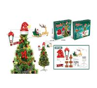 Adorno movil rotatorio santa claus para punta del arbol. basics