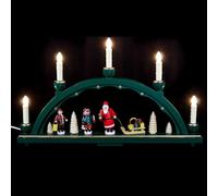 Adorno navideño con forma de Papá Noel (48x28 cm) de Richard Glässer