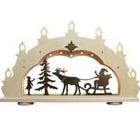 Adorno navideño con forma de Papá Noel, longitud aproximada de 52 cm. Producto nuevo
