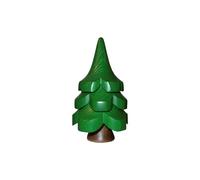 Adorno navideño de madera, abeto, de varios colores, altura 18 cm. Nuevo