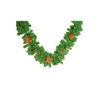 Adorno navideño, ornamento de navidad 220x25x25 cm, verde y rojo