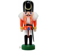 Adorno navideño: Soldado con sable, color rojo. Dimensiones: 8x24x7 cm. Producto nuevo