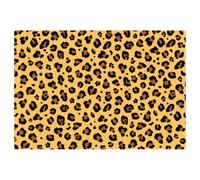 Adornos Pastel Comestibles Cuadrados, 28x19,4cm Decoraciones Comestibles Fiestas Estampado Leopardo de Papel Arroz Glutinoso para Pastel Cuadrado 21,08x29,72cm Más Grande