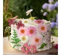 adornos rosa flores silvestres para tartas decoración baby shower