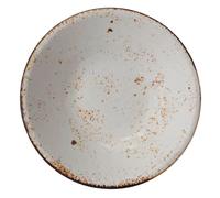 ADRIER Colección SALSA Bol ensaladera de Melamina, 24 cm, Pack de 6, Blanco Winter
