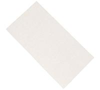 Adsamm® / 10 x almohadillas de fieltro / 100x200 mm / blanco / rectangular / Protectores de suelo para patas de mueble / auto-adhesivos / con grosor de 1,5 mm de la máxima calidad