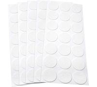 Adsamm® / 105 x almohadillas de fieltro / Ø 30 mm / blanco / redondo / Protectores de suelo para patas de mueble / auto-adhesivos / con grosor de 1,5 mm de la máxima calidad