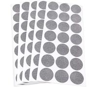 Adsamm® / 105 x almohadillas de fieltro / Ø 30 mm / gris / redondo / Protectores de suelo para patas de mueble / auto-adhesivos / con grosor de 1,5 mm de la máxima calidad