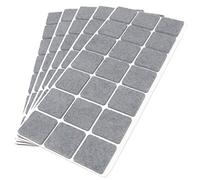 Adsamm® / 105 x deslizantes de Fieltro autoadhesivos/Gris / 30x30 mm/Cuadrado/Deslizantes de Fieltro para Muebles de 3,5 mm de Grosor/Deslizantes para Muebles y Suelos