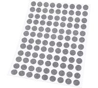 Adsamm® / 108 x almohadillas de fieltro / Ø 10 mm / gris / redondo / Protectores de suelo para patas de mueble / auto-adhesivos / con grosor de 1,5 mm de la máxima calidad