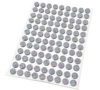 Adsamm® / 108 x deslizantes de Fieltro autoadhesivos/Gris/ø 10 mm/Redondo/Deslizantes de Fieltro para Muebles de 3,5 mm de Grosor/Deslizantes para Muebles y Suelos