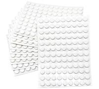 Adsamm® / 1080 x deslizantes de Fieltro autoadhesivos/Blanco/ø 10 mm/Redondo/Deslizantes de Fieltro para Muebles de 3,5 mm de Grosor/Deslizantes para Muebles y Suelos