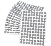 Adsamm® / 1080 x deslizantes de Fieltro autoadhesivos/Gris/ø 10 mm/Redondo/Deslizantes de Fieltro para Muebles de 3,5 mm de Grosor/Deslizantes para Muebles y Suelos