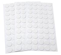 Adsamm® / 150 x almohadillas de fieltro / Ø 16 mm / blanco / redondo / Protectores de suelo para patas de mueble / auto-adhesivos / con grosor de 1,5 mm de la máxima calidad