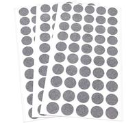 Adsamm® / 150 x almohadillas de fieltro / Ø 16 mm / gris / redondo / Protectores de suelo para patas de mueble / auto-adhesivos / con grosor de 1,5 mm de la máxima calidad