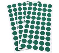 Adsamm® / 150 x almohadillas de fieltro / Ø 16 mm / verde / redondo / Protectores de suelo para patas de mueble / auto-adhesivos / con grosor de 1,5 mm de la máxima calidad