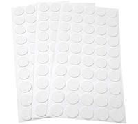 Adsamm® / 150 x almohadillas de fieltro / Ø 20 mm / blanco / redondo / Protectores de suelo para patas de mueble / auto-adhesivos / con grosor de 1,5 mm de la máxima calidad