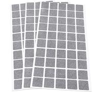 Adsamm® / 150 x Almohadillas de Fieltro / 20x20 mm/Gris/Redondo/Protectores de Suelo para Patas de Mueble/Auto-Adhesivos/con Grosor de 1,5 mm de la máxima Calidad