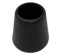 Adsamm® / 16 tapas protectoras para patas de silla/negro/diámetro 9-10 mm/redondo/tapas protectoras para patas de silla/tapas para patas redondas de sillón