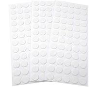 Adsamm® / 180 x almohadillas de fieltro / Ø 14 mm / blanco / redondo / Protectores de suelo para patas de mueble / auto-adhesivos / con grosor de 1,5 mm de la máxima calidad